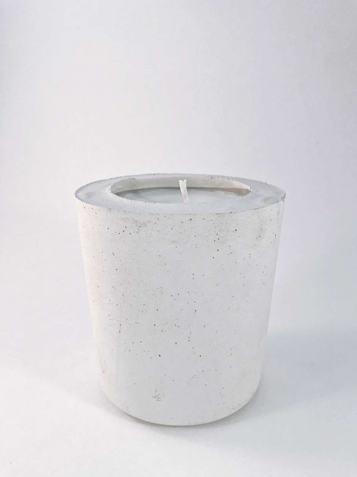 Cement candle