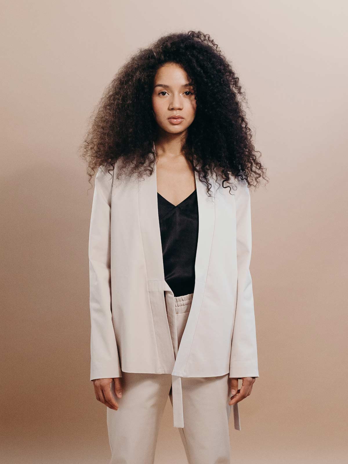 Cotton suit with joggers