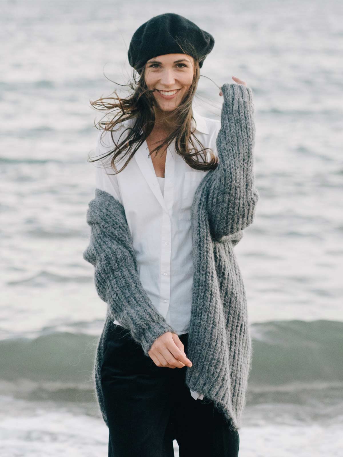 Wollen cardigan